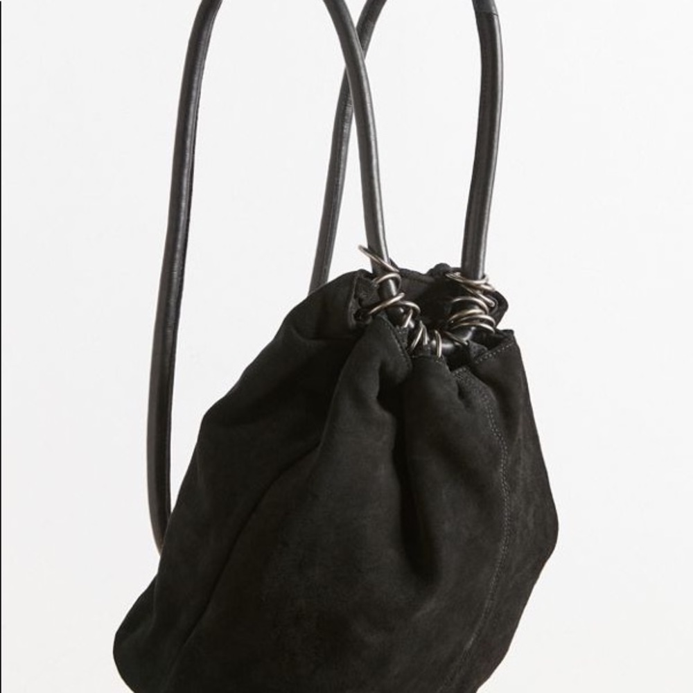 NWT UO Suede Backpack w/ Loop Ring Detail - Picture 5 of 6